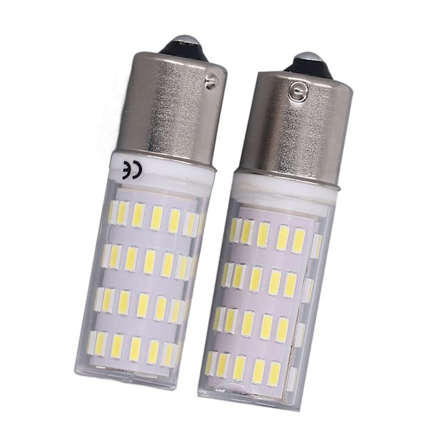 2PC BA15S-valo 4W 360 asteen valaistus 12V erittäin kirkas LED-lamppu pihalle matkailuautoon valkoinen valo