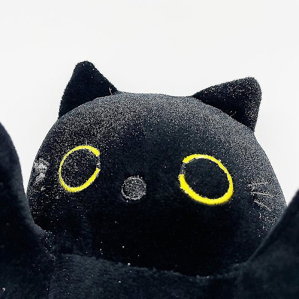 Lång Svart Katt Lång Katt Kudde Lång Katt Kudde Katt Sov Kudde Sängbord Kudde