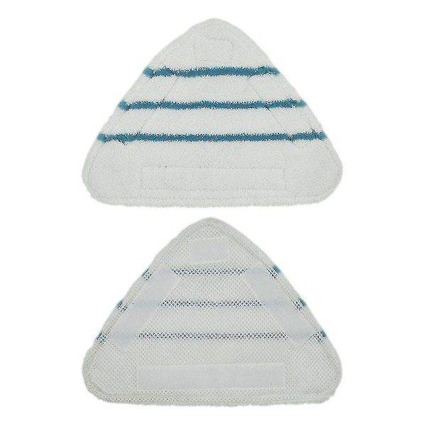 3 stk. Dampmoppudskiftningspuder Trekant Vaskbar Klud Rengøring Gulv Mikrofiber Mopphovedpude Damp