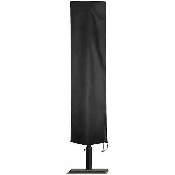 Vandtæt Parasol Betræk - 210d Oxford, Sort (240x57x57cm)