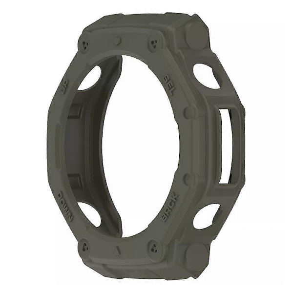 Skydd för Amazfit T-Rex 3, Repskyddande TPU Militärt Robust Skal green