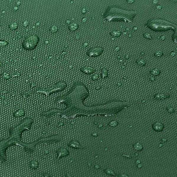 Hiekka-altaan kansi vetoketjulla, vedenpitävä UV-suoja ulkokäyttöön Green 200x200x20