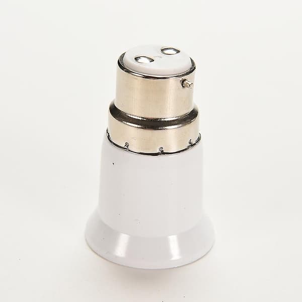 1X Bajonett BC B22 til ES E27 Skruelampe Adapter Tilpasning Konverter HolderBY