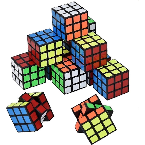 Mini Rubiks Kub 12st 3 * 3 * 3cm Barnkalas Presenter Jul Resespel Barnkalas Flickor och Pojkar