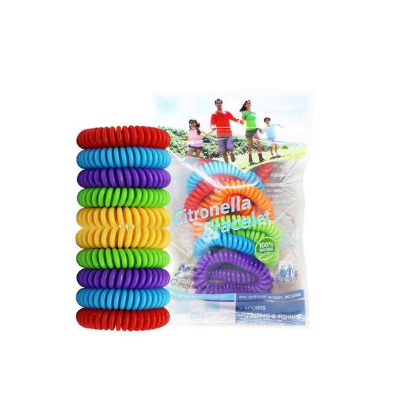 Myggarmband, 15-pack, deetfritt, naturligt och vattentätt band, myggmedelsarmbandBY 15pcs