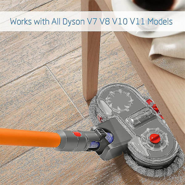 Sähköinen moppi-lisäosa Dyson V7 V8 V10 V11 V15 -imureille, märkä- ja kuiva-moppi Dyson-mopille ja moppiharjalle