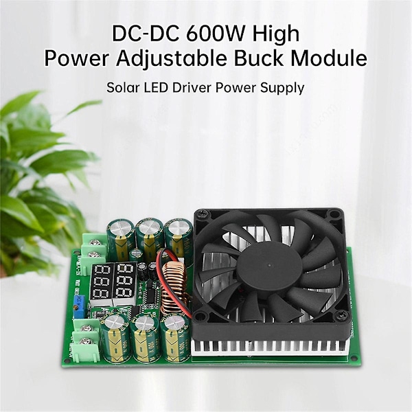 600W 30A DC-DC Buck-modul CV CC justerbar Buck-konverter 120V 100V 96V 84V Display Solar LED Driv