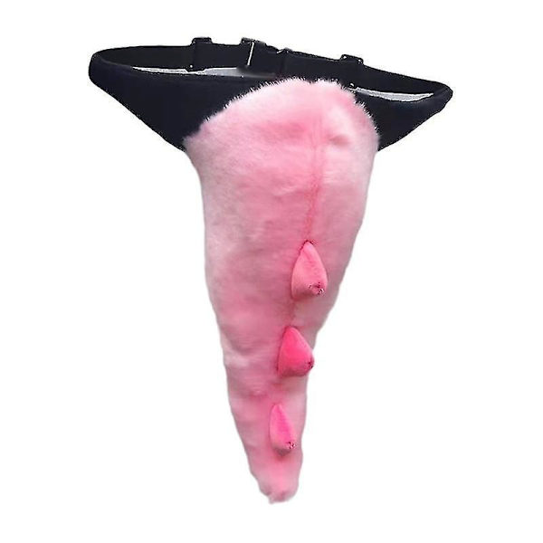 Anime Cosplay Kostume Dyrepote Plys Handsker Hale Søde Ører Hårbånd Voksen Børn BfB  [DmS] Dinosaur pink tail