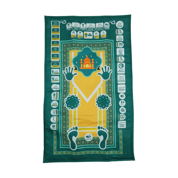 Adult Education Prayer Mat Muslim Islamic Reading Mat Mp3 Teaching Mat Electronic Music Blanket Mat