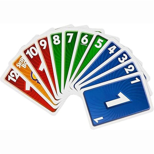 SKIP-BO Kortspel för Vuxna Barn Kortspel Sekvensering Familj Fest Brädspel Presenter [DmS]
