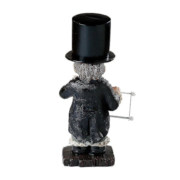 Polyresin Man Stinky Butler Toiletpapirholder Dekorativ Hjemme Badeværelse Rullepapirholder