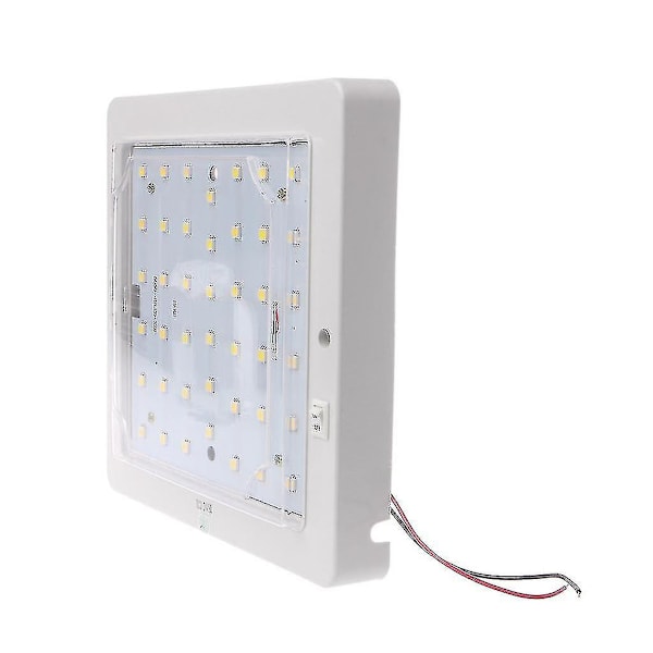 LED RV Indvendig LED Loftlys Båd Camper Trailer Enkelt Kuppel 12-24v 800lm 9wBY