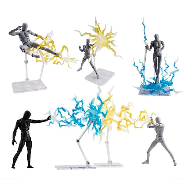 Blixt Specialeffekt Modell 1/6 Actionfigur Specialeffekt Tillbehör Red 19 x 15 x 11cm