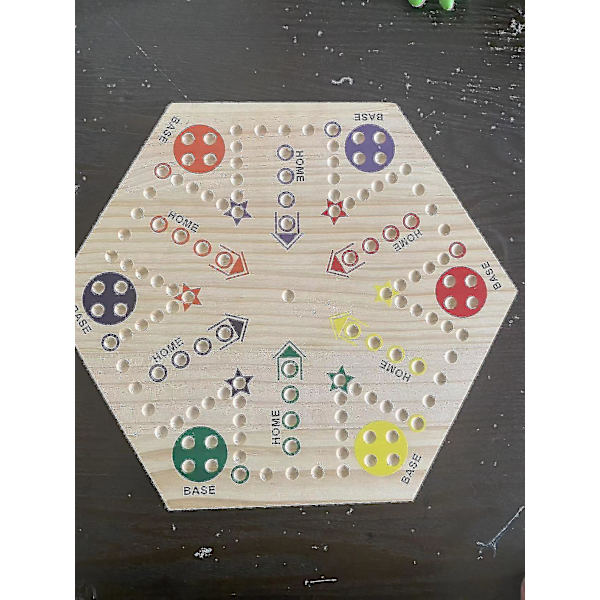 Brætspil Ludo 4 Personer 6 Personer Sporbræt Party Spil Træspil