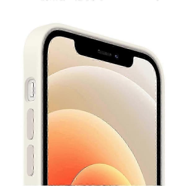 iPhone 12, 12 Pro APPLE silikon vitt MagSafe skyddande fodral