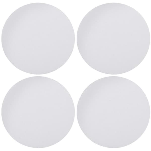4 stk Lampekule Diffuser Anti-blendende Spotlight Lampekule Deksel Diffuser White 14.90X14.90X0.10CM