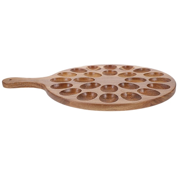 Æggefad til djævleæg - Æggebakke til servering - Cateringfad til æg - Serveringsbakke med håndtag Picture 2 40.50X30.00X1.50CM