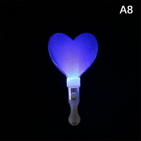 Led Glow Stick Heart Star Shape Luminous Concert Cheering Tube Party Light Stick