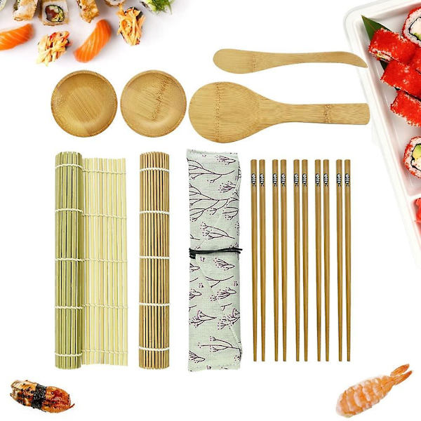 Sushi Making Kit Bambus Sushi Maker Professionell Sushi Starter Kit För Sushi