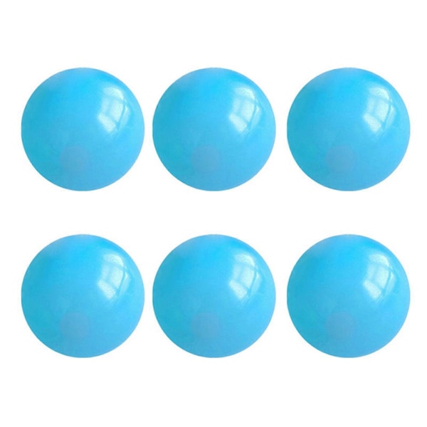 Glorbs - Glorbs Bolde, Glorbs Klæbrige Bolde til Loft & Vægge, Gløder i Mørket Klæbrige Stressbolde Blue 6pcs