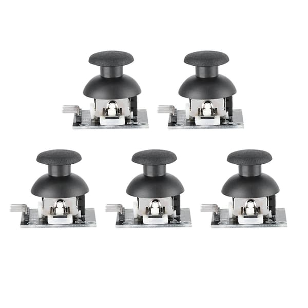 5 stk. Dobbelt-akse Joystick Modul til Arduino Gamepad Kontrol