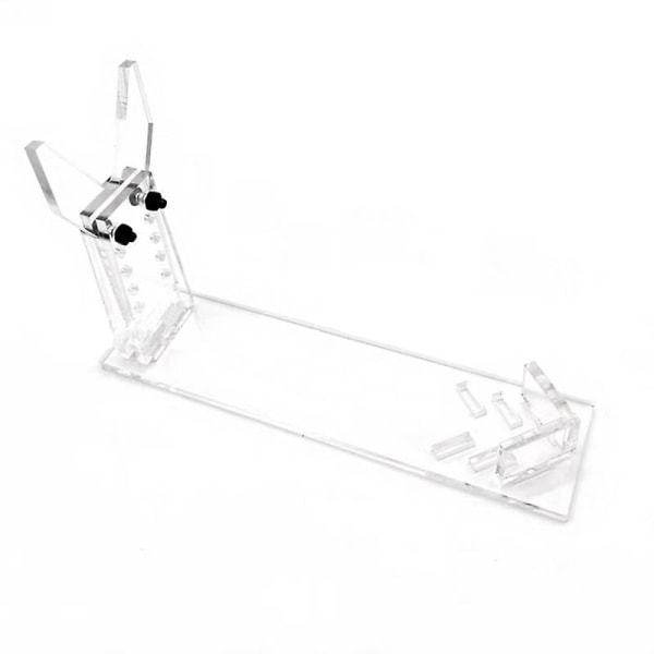 Clear Acrylic Hand Gun Display Stand Pistol Rack Holder For 5 Gears Adjustable Short Toy Gun Model Showing Rack