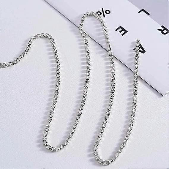 Langt Rhinestone-kjede Krystall [DB]
