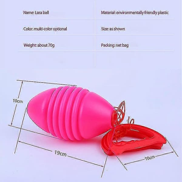 Børnelegetøj Udendørs Interaktiv Træk Elastisk Hastighedsbolde Sensorisk Træning Sportsspil Legetøj Til Børn Voksne Gave A Pink