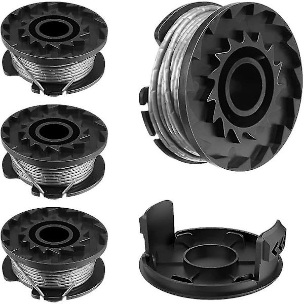 Moritale spolelinje til Bosch Easygrasscut 18 23 26 Art 23 26 græstrimmer reservedele (bosch F016800569 / F16800385, 4 stk.)