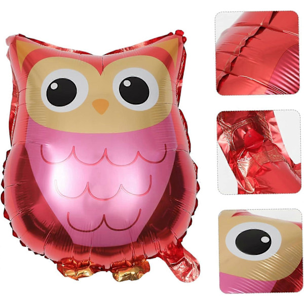 4 stk. tegneserie folieballon kanin dekor babygaver mindegave ugle Skovfest Balloner Tegneserie Bryllupsballon Dekorative balloner