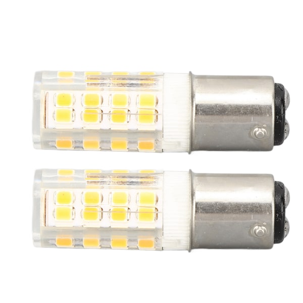 2PCS Small Corn Lamp Bulb Dimmable BA15D LED Light Bulb for Sewing Machine Refrigerator Appliance Lamps White Light