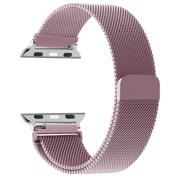 Milanese løkke rem til Apple Watch 44mm 40mm 45mm 49mm 41mm 38mm 42mm 44 mm Armbånd iwatch Series 9 3 6 5 SE 7 8 Ultra 2 rosa guld pink gold pink gold 42mm 44mm 45mm 49mm