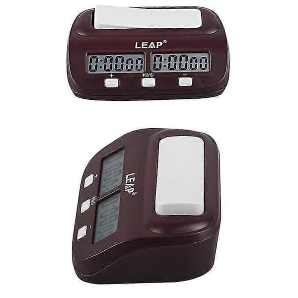 Leap Schackur, Digital Schacktimer & Speltimer, 3-i-1 Multifunktionell Bärbar Professionell Klocka