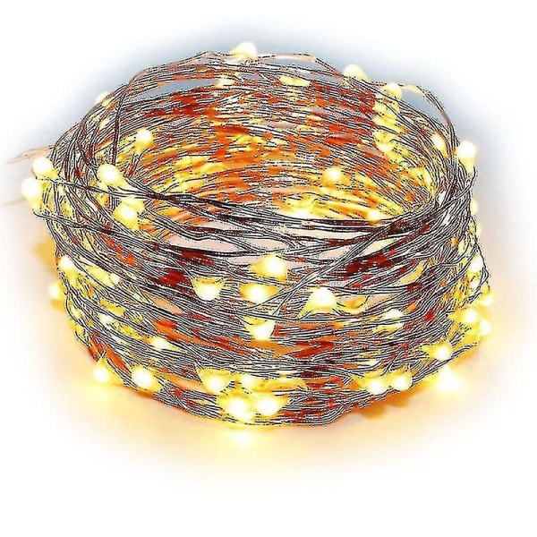 30m 50m 100m LED-ljusslingor Dekoration Sovrum Dekor Nyårs Garland Copper Warm White 30M With controller