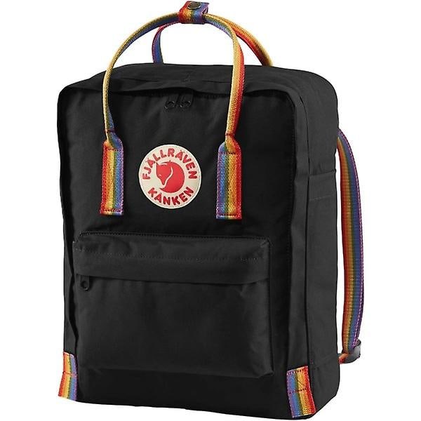 Fjällräven-reppu sateenkaaren mustana/sateenkaaren kuvio 16L[HK]