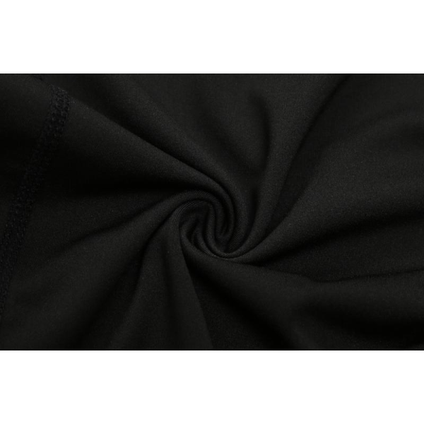 Svarta elastiska Träningstights fickor på båda sidorna black xl