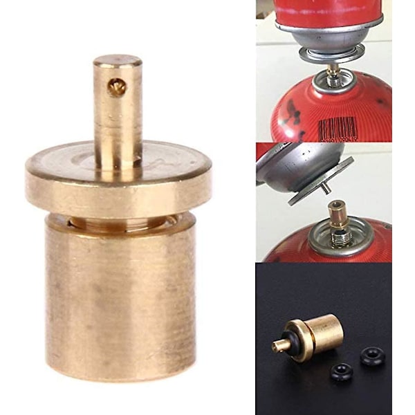 3-pack gaspåfyllningsadaptermunstycke butangascylinder / behållare påfyllning