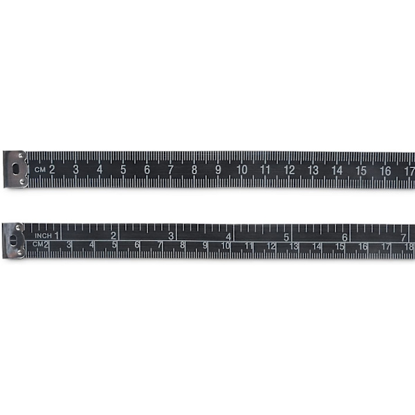 Kaksipuolinen kehon mittanauha - Pehmeä mittanauha rinnallle ja vyötärölle 150cm (1 kpl)