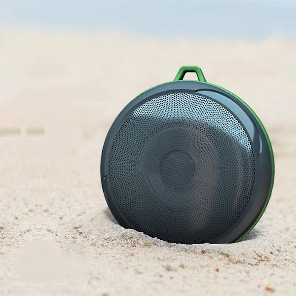 Ipx67 Vattentät Bluetooth-högtalare Liten Bärbar Trådlös Högtalare, 3w Bas, 8h Uppspelningstid, För Dusch Strand Pool Partygrön  (FMY)