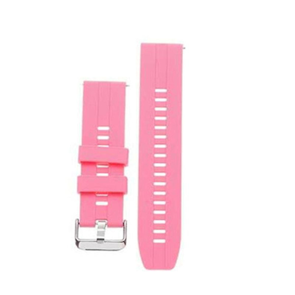 22mm Silikonarmband Kompatibelt med Samsung Galaxy Watch 46mm/Gear S3/Huawei Watch GtBY Pink