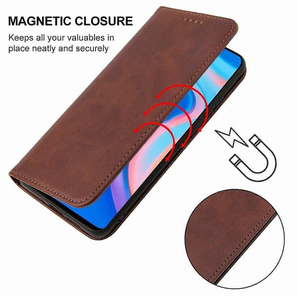 Magnetisk læder telefoncover til Huawei Y9 Prime 2019 [DB]