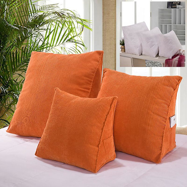 Kilepute for lesing og seing i sengen orange