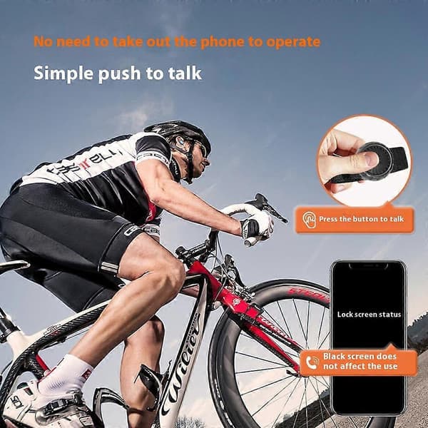 YPC21 For Zello IP67 Vanntett Trådløs Bluetooth PTT Knapp Bryter for Ios/Android