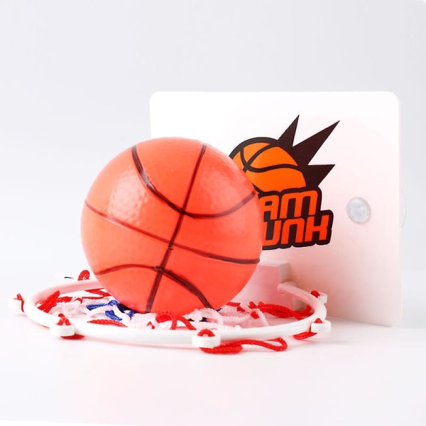 Betterlifefg - Mini Basketbollkorg för Barn med Sugkoppar, Väggmonterad Stativ med Pump, Sportleksakssats [DmS]