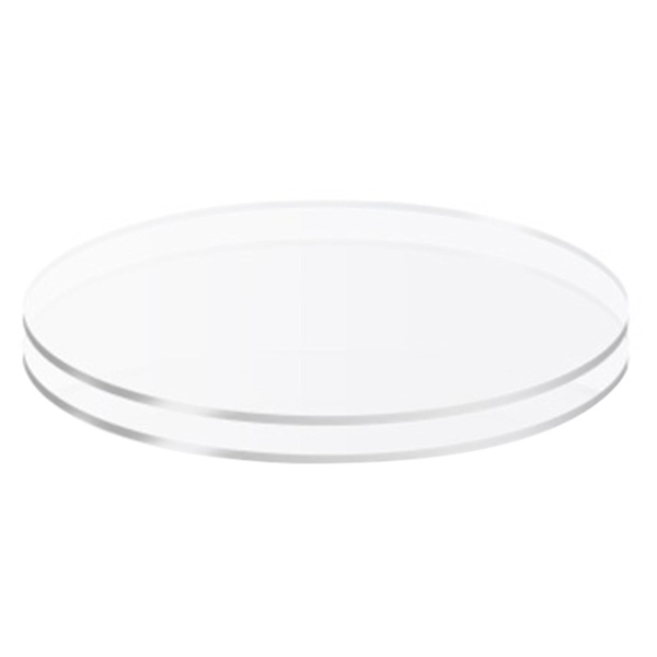2 stk Akryl Kageplader Ikke-klæbende Holdbare Alsidige Transparente Runde Smørcreme Kage Diske til Kage ServeringBY 18cm