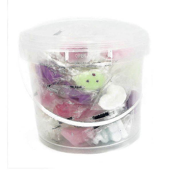 Mini Fest Legetøj Gaver til Børn Mochi Squishy Legetøj Stresslindring Angst Legetøj Med Opbevaringsboks 64pcs