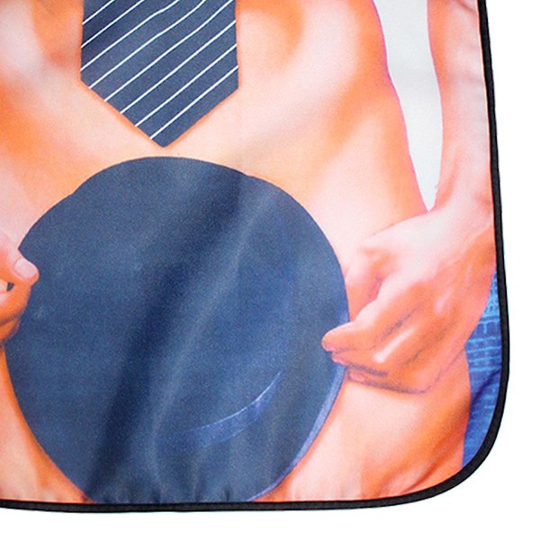 Sjov Forklæde Dacron Polyester Bbq Madlavning Hjem Fest Bib Jul Pige Tie Muscle Man 58x72cm