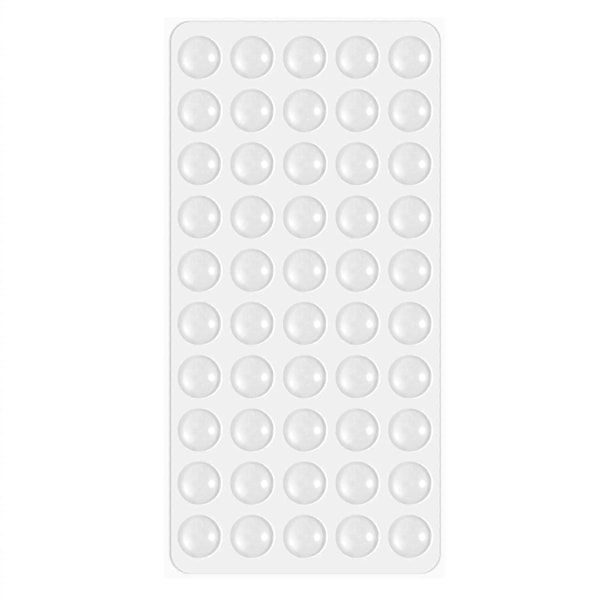 100 st självhäftande gummifötter Transparenta stötdämpare för möbler Glasbord Hantverk Väggskydd 8x2,4 mm