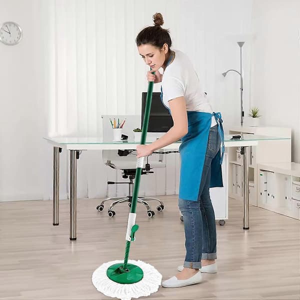 Moppehoved Udskiftninger | Mikrofiber Moppehoveder | Runde Moppehoveder | 360 Graders Rotation