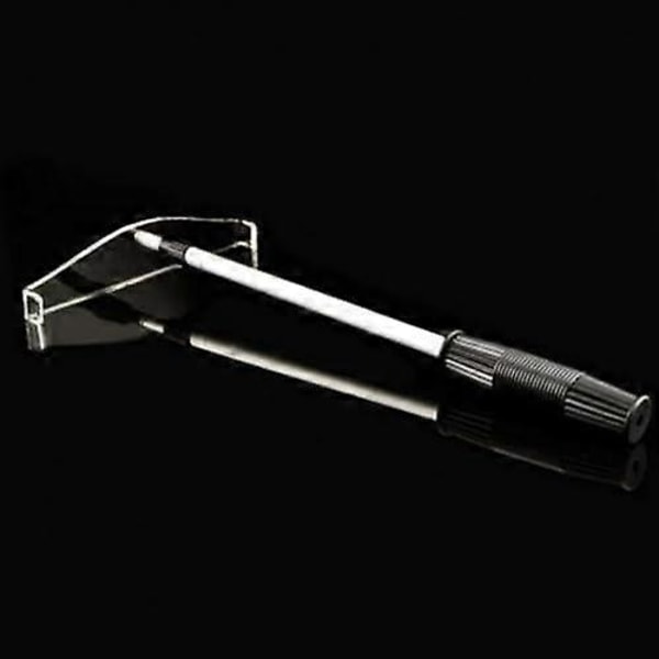 Teleskopisk Pokerchip-Rake, Push Stick för Pokerchips, Akryl Rake-Verktyg för Enkel Chip-Hantering Silver